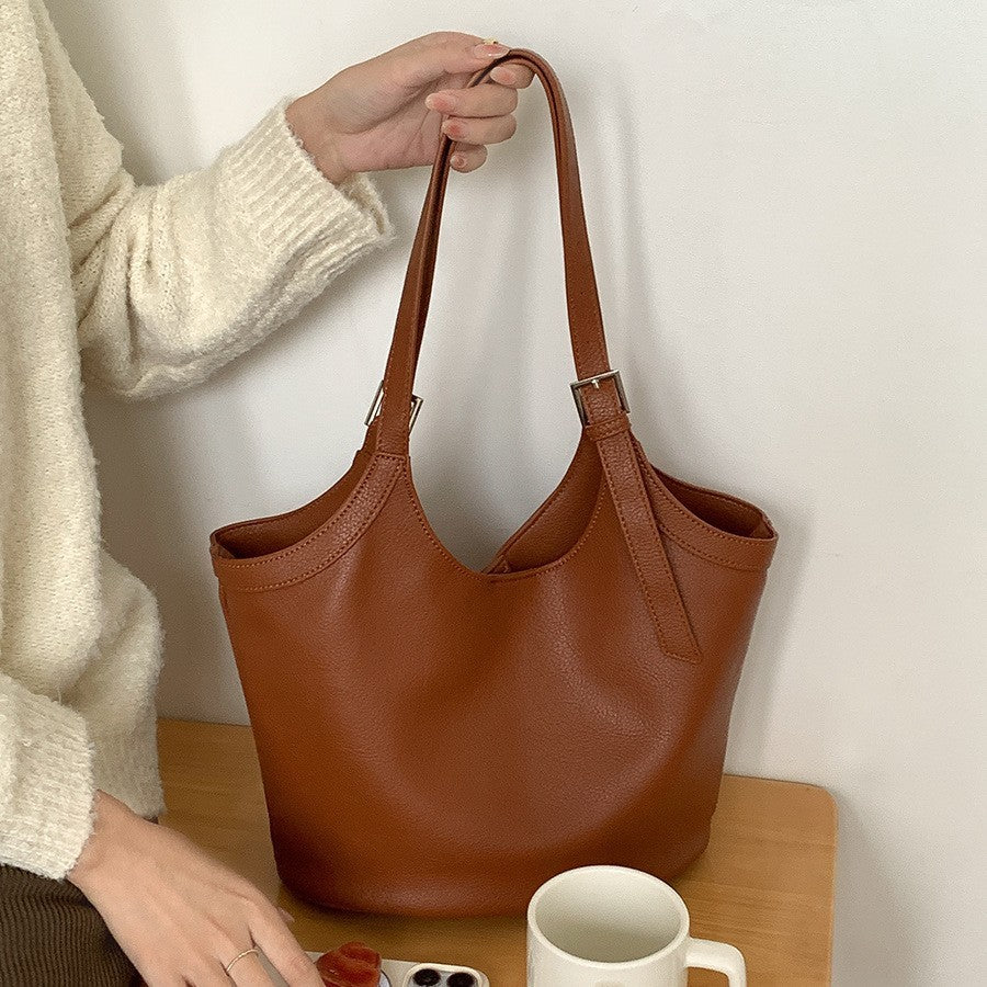 Retro Soft Leather Shoulder Bag