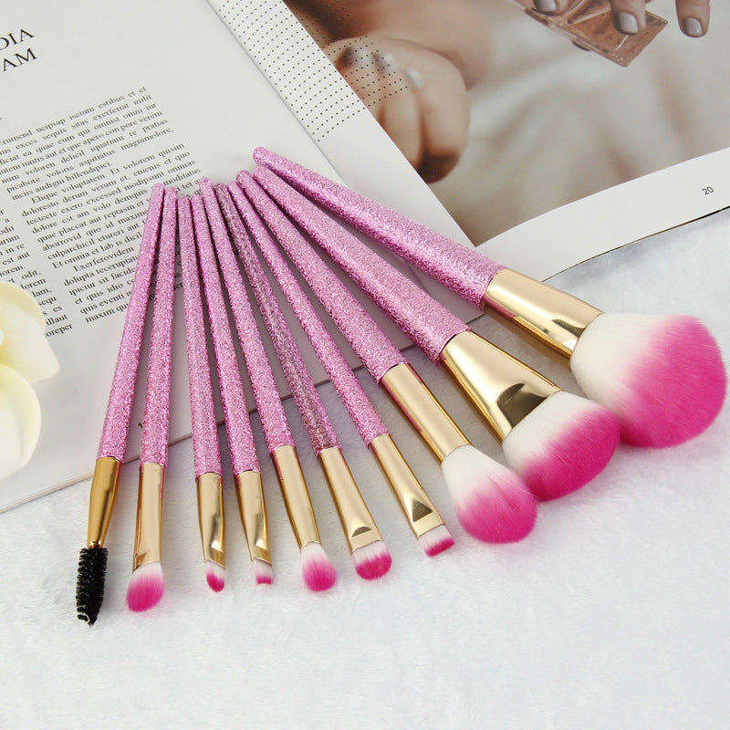Crystal Makeup brushes
