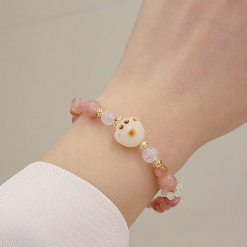 Sunstone Crystal Bracelet