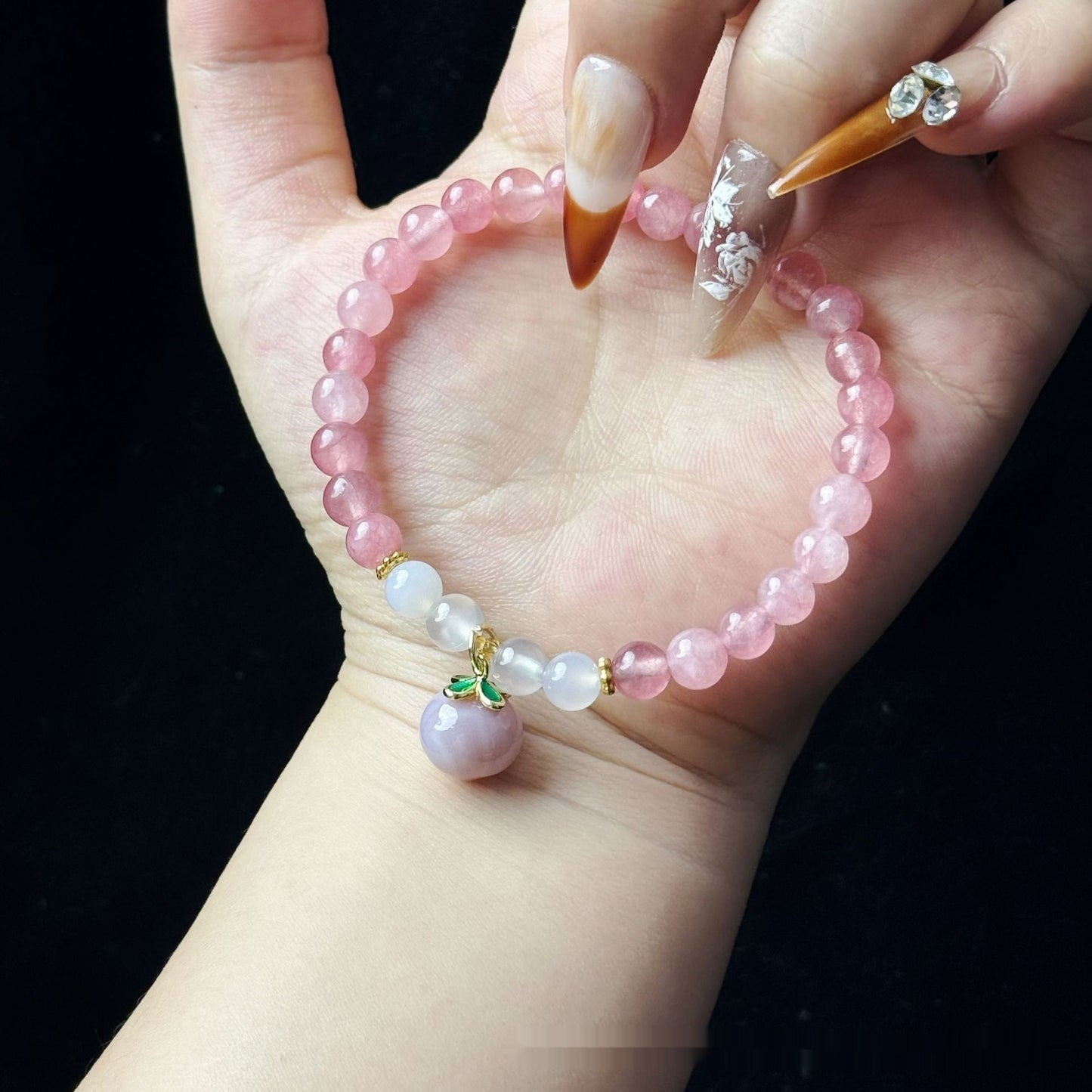Sunstone Aquamarine Bracelet