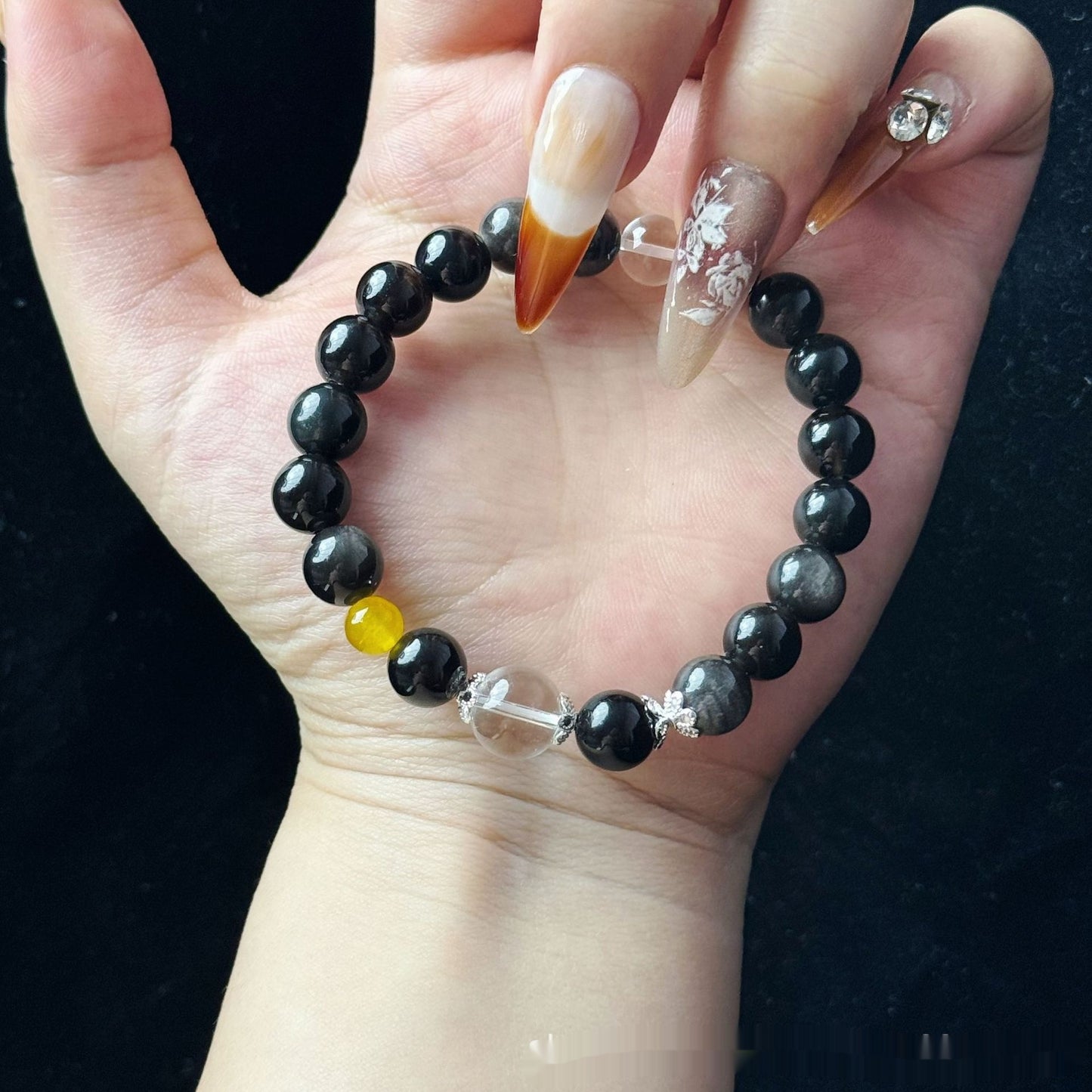 Sunstone Aquamarine Bracelet