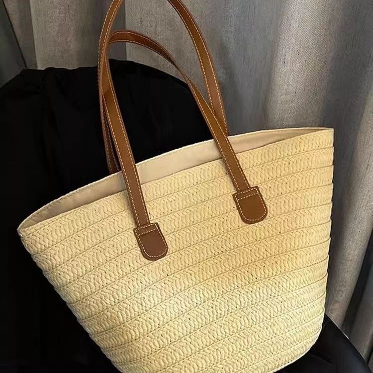 Straw Beach Bag