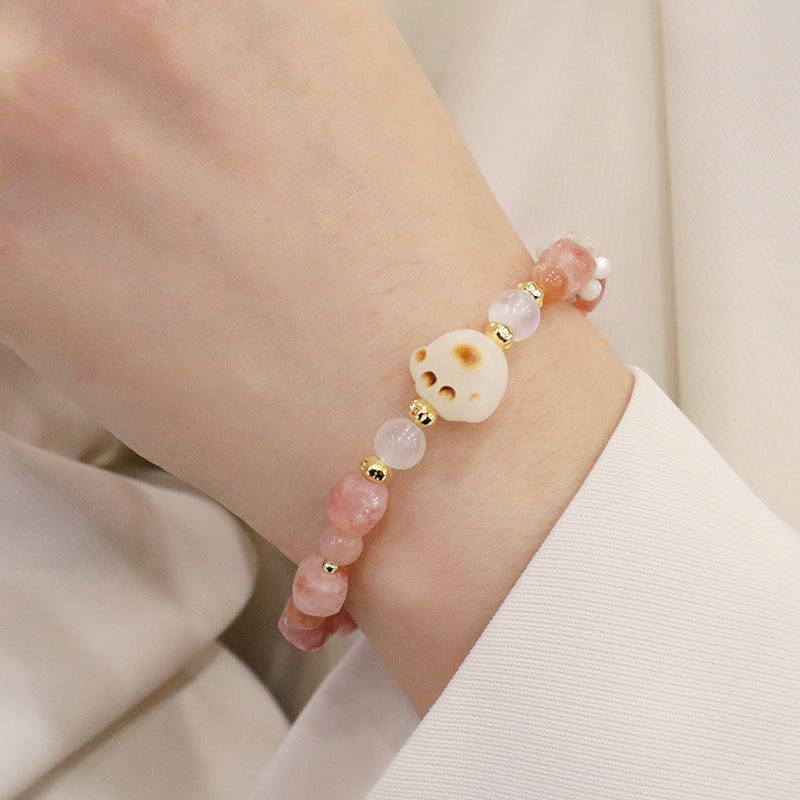 Sunstone Crystal Bracelet