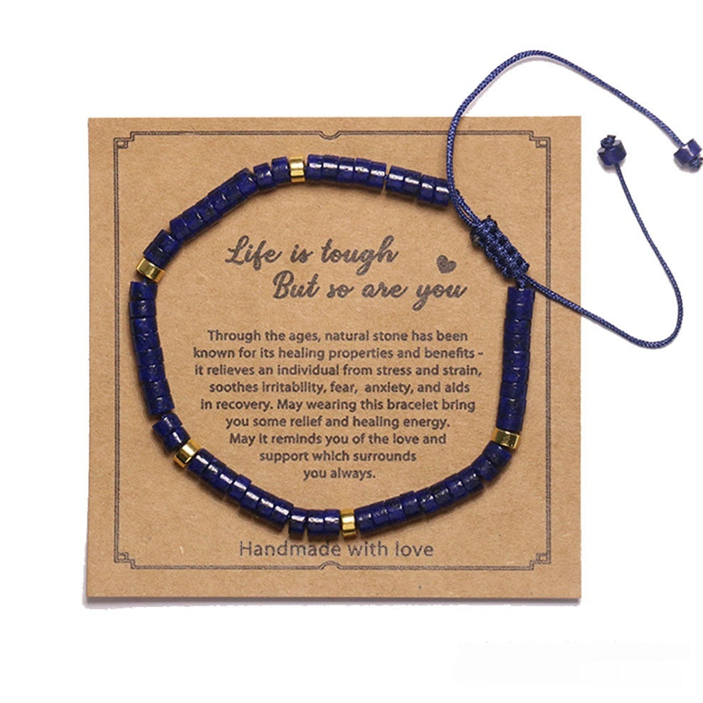 Lapis Spacer Bracelet