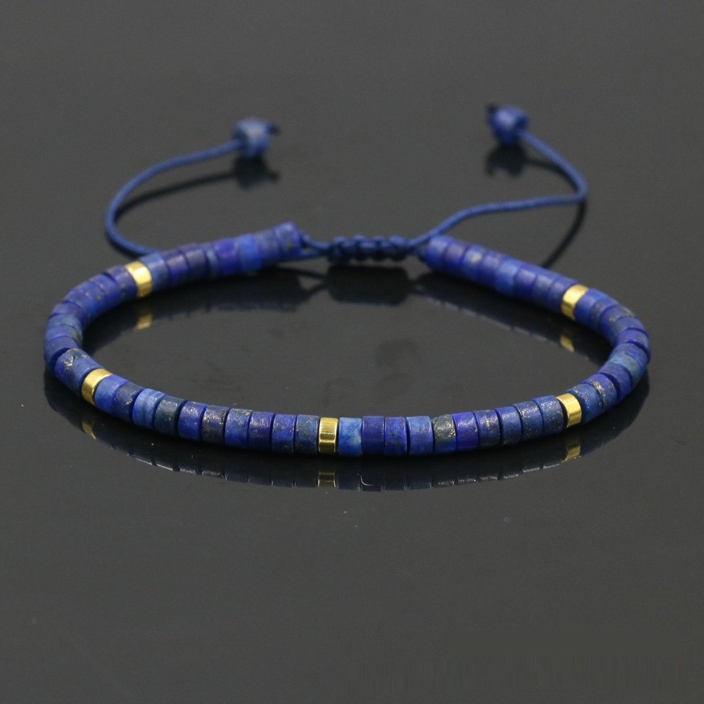 Lapis Spacer Bracelet