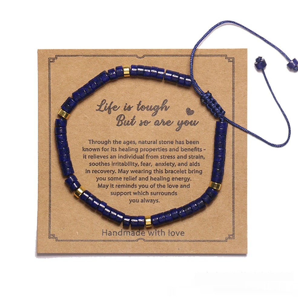 Lapis Spacer Bracelet