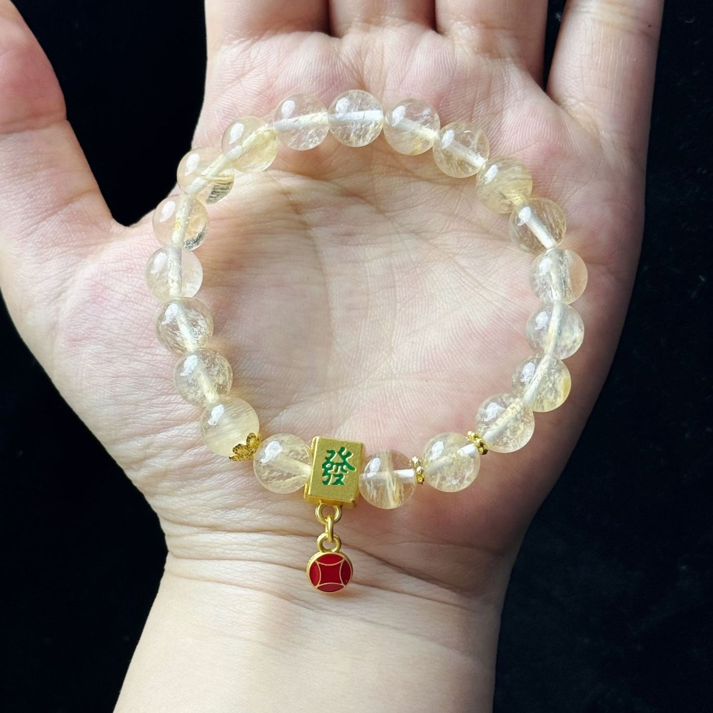 Sunstone Aquamarine Bracelet
