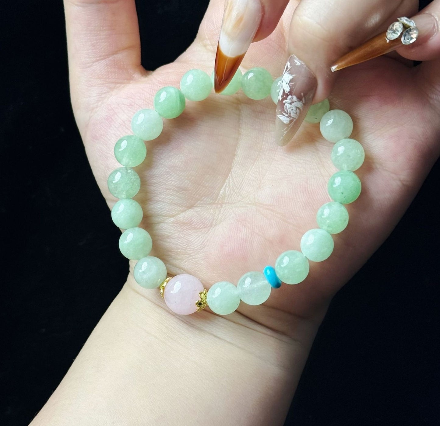 Sunstone Aquamarine Bracelet