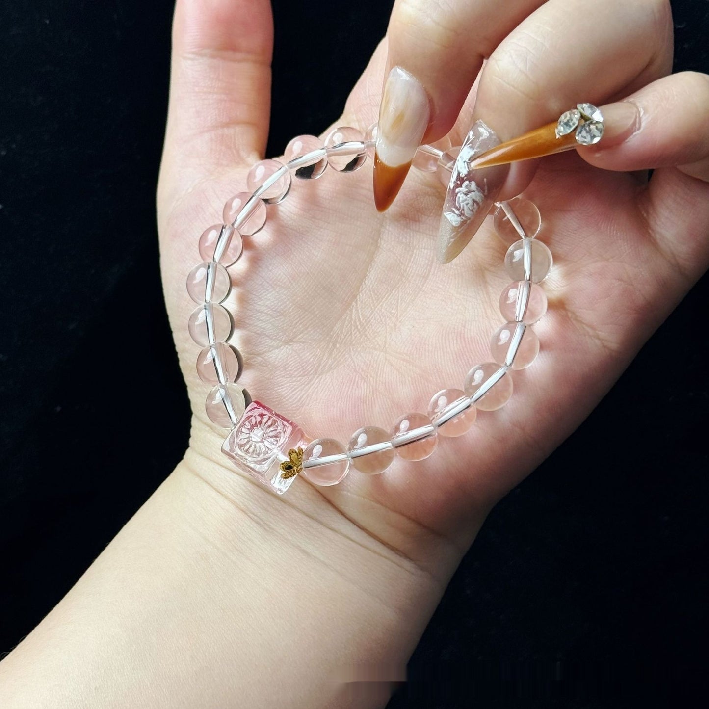 Sunstone Aquamarine Bracelet