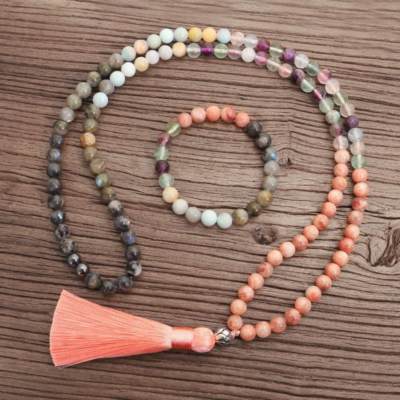 New Stone Necklace & Bracelet