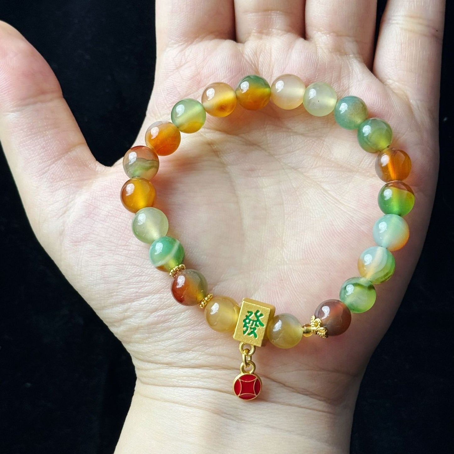 Sunstone Aquamarine Bracelet
