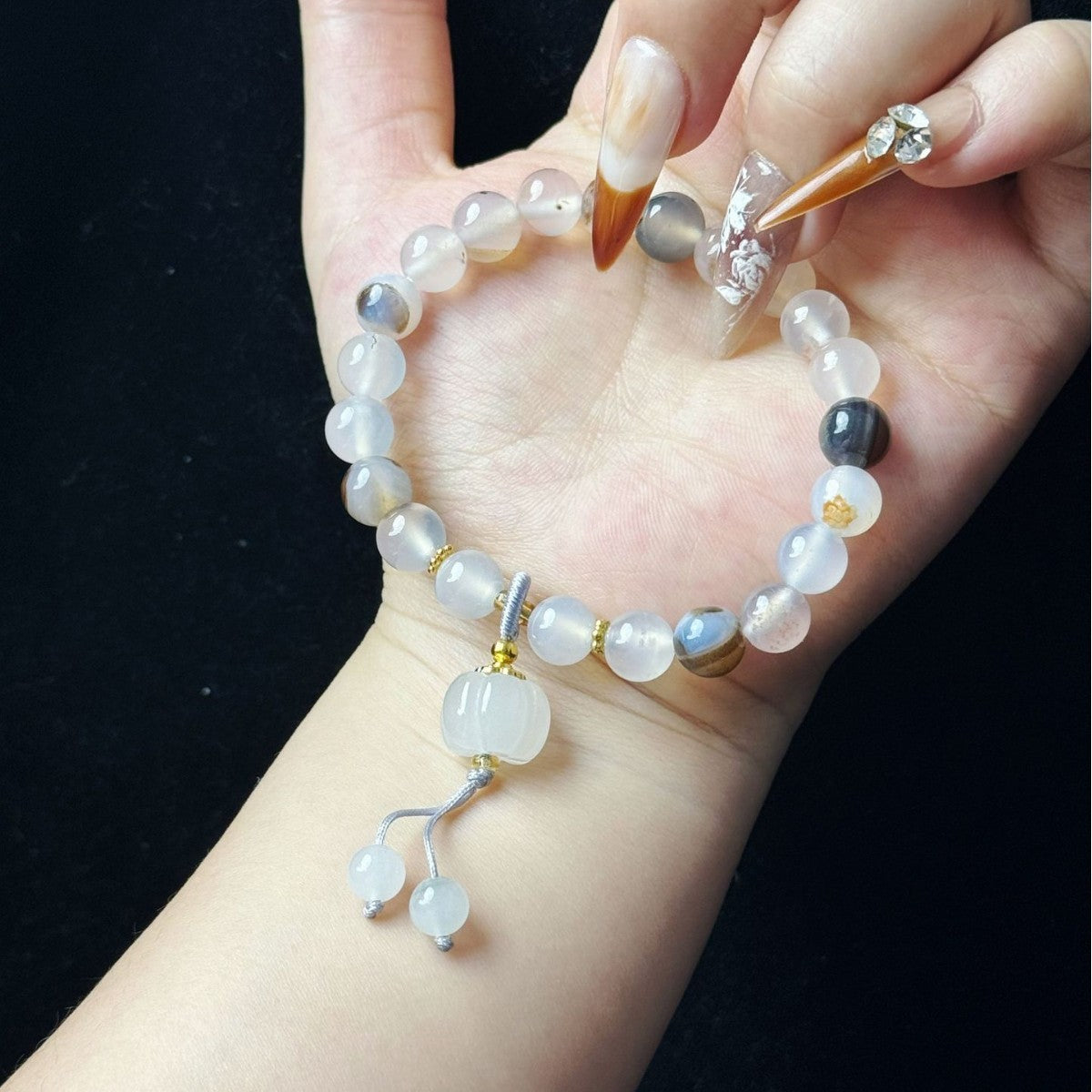 Sunstone Aquamarine Bracelet
