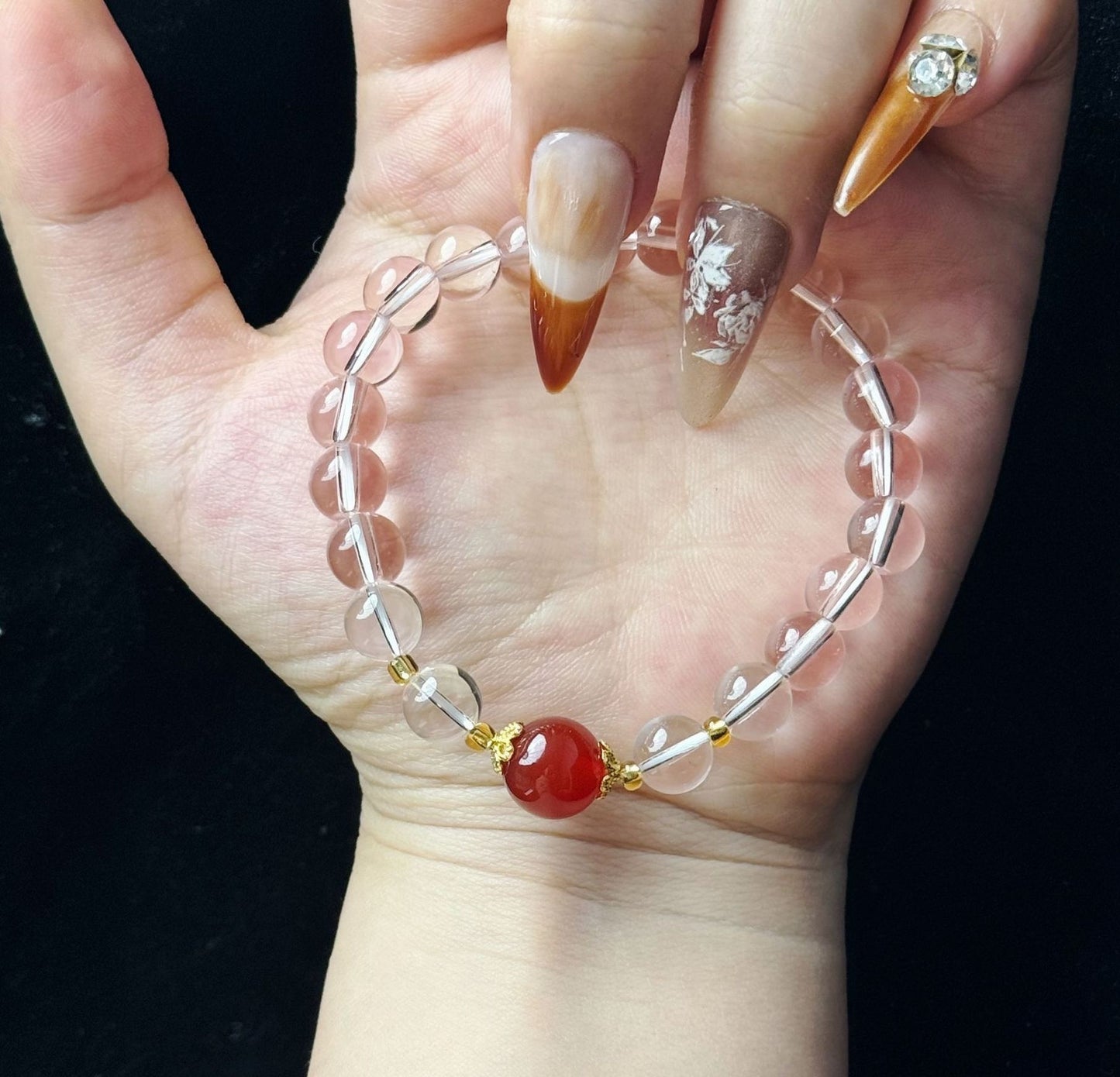 Sunstone Aquamarine Bracelet