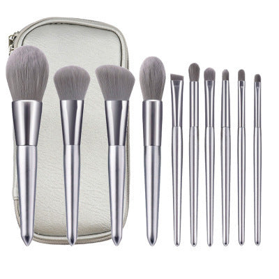 Moonlight Silver Makeup brush set