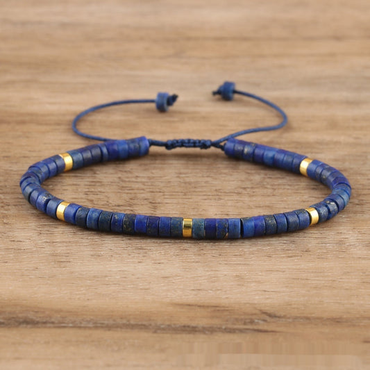 Lapis Spacer Bracelet