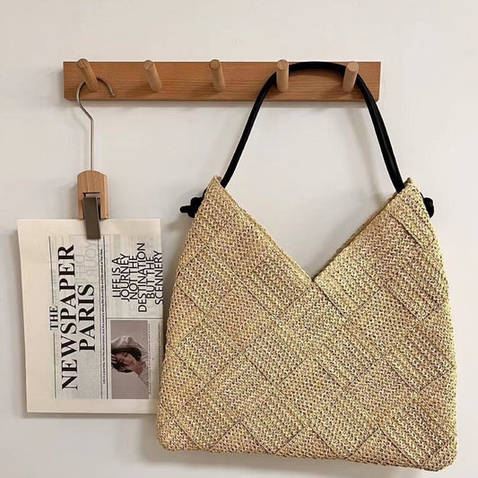 Hollow Woven Shoulder Bag