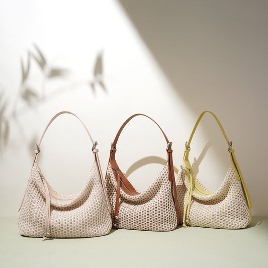 Retro Straw Shoulder Bag